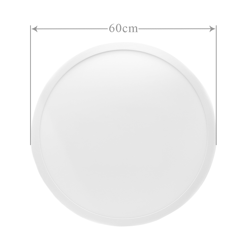Glow - Surface 60cm LED Round Panel Light 60w - Warm White