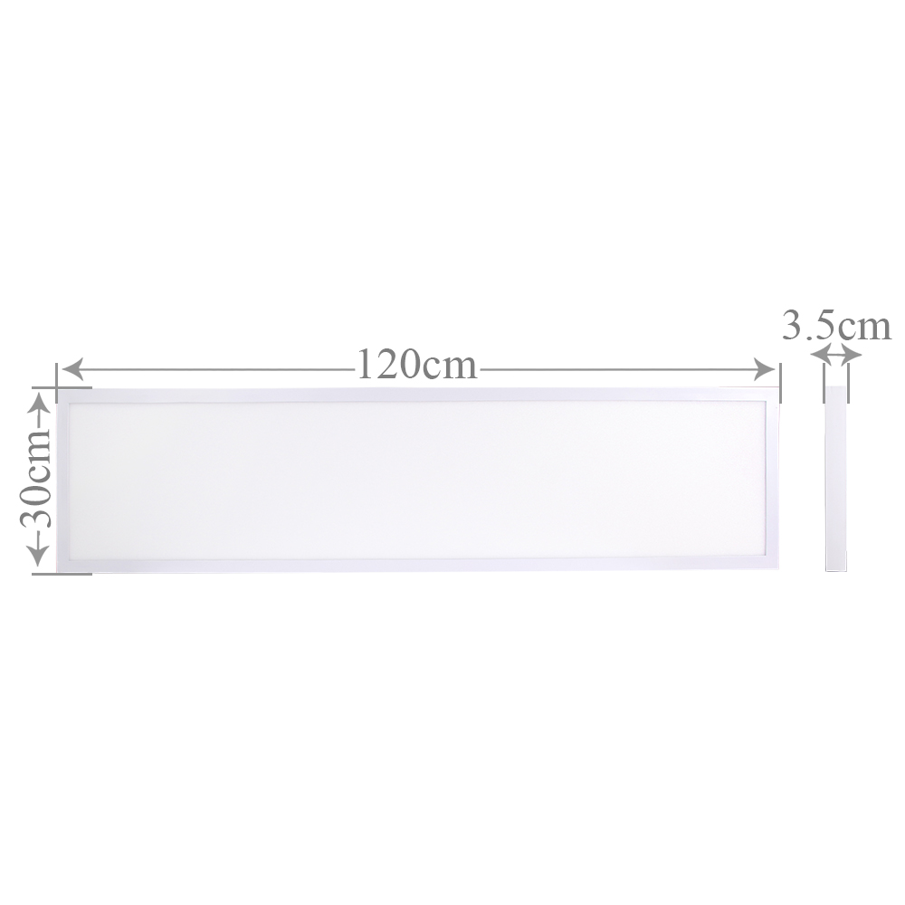 Glow - Surface 30x120 LED Panel Light 60w - Warm White