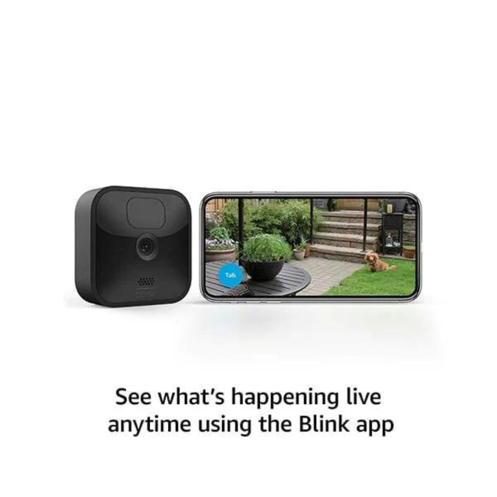 Blink Outdoor – Wireless, Weather-Resistant HD Security Camera with Two-Year Battery Life and Motion Detection