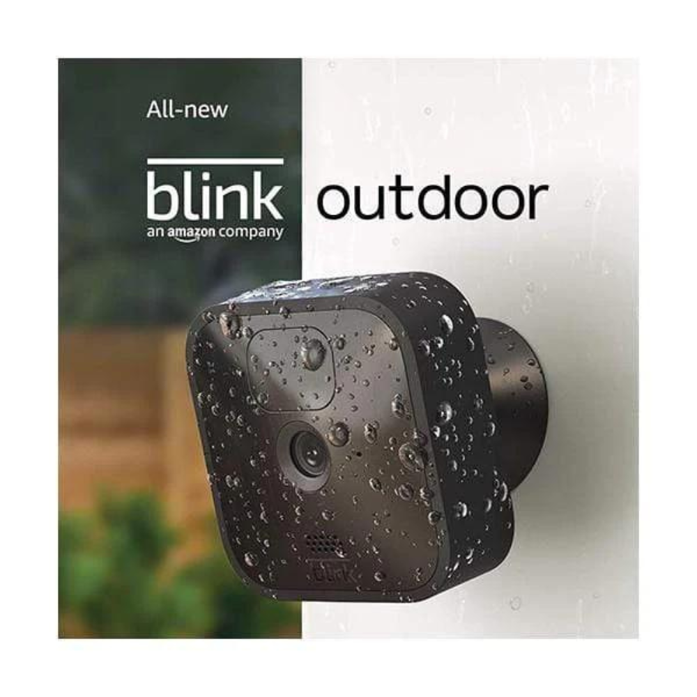 Blink Outdoor - 2 Camera Kit, Wireless, Weather-Resistant HD Security Camera, Two-Year Battery Life, Motion Detection