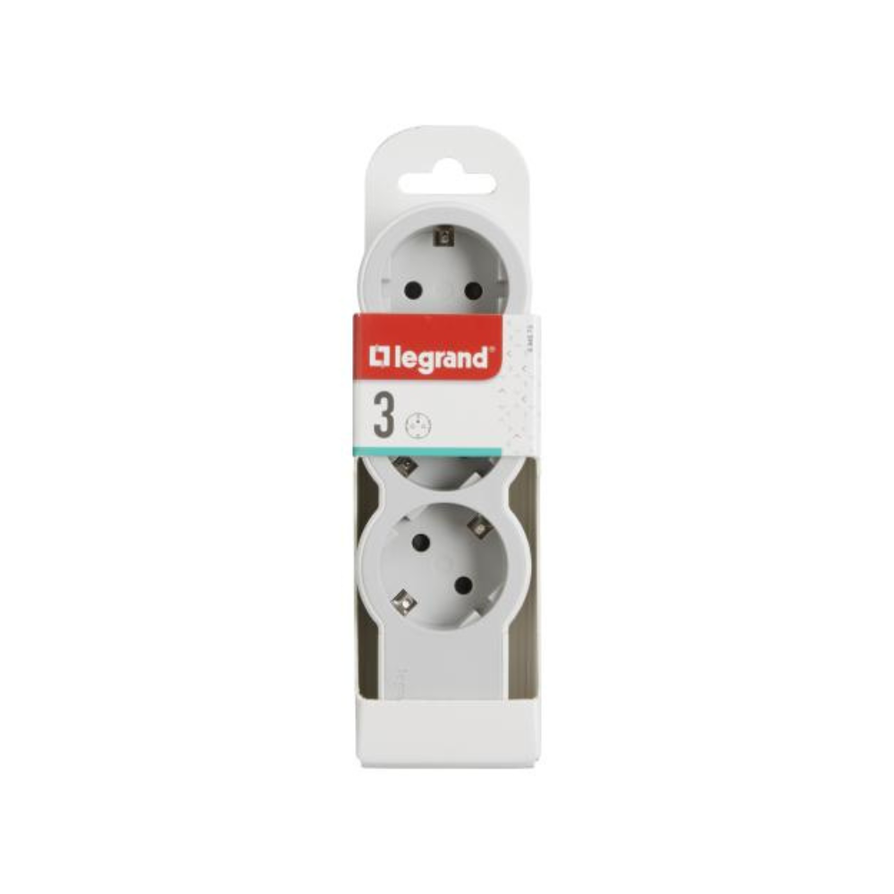 Legrand - Multi-Outlet Extension 3 x 2P+E - Without Cable