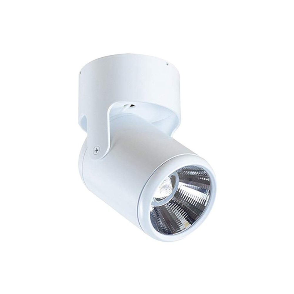 Glow - LED Cylinder Spotlight 7W Adjustable, White - Warm White