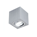 Luce Piu - Ceiling Square Cylinder GU5.3 Adjustable - Stainless