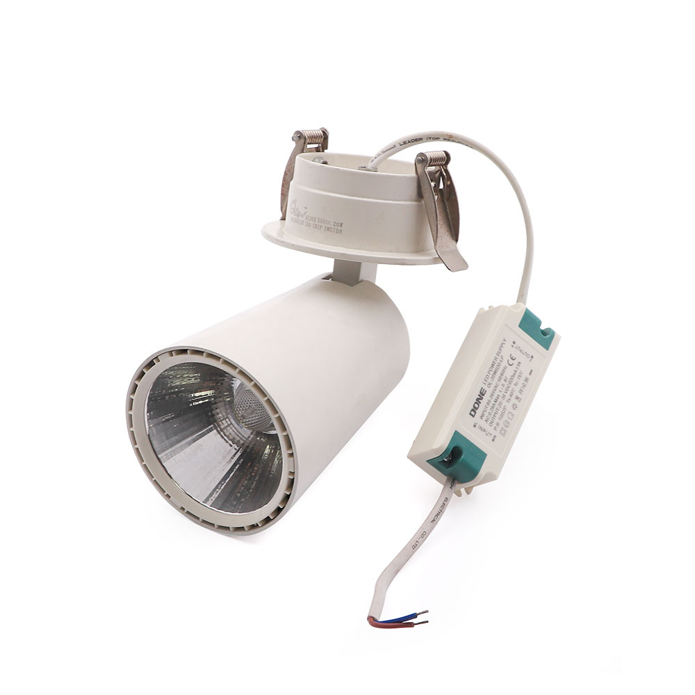 Glow - LED Down Light 20W COB Movable - Warm White