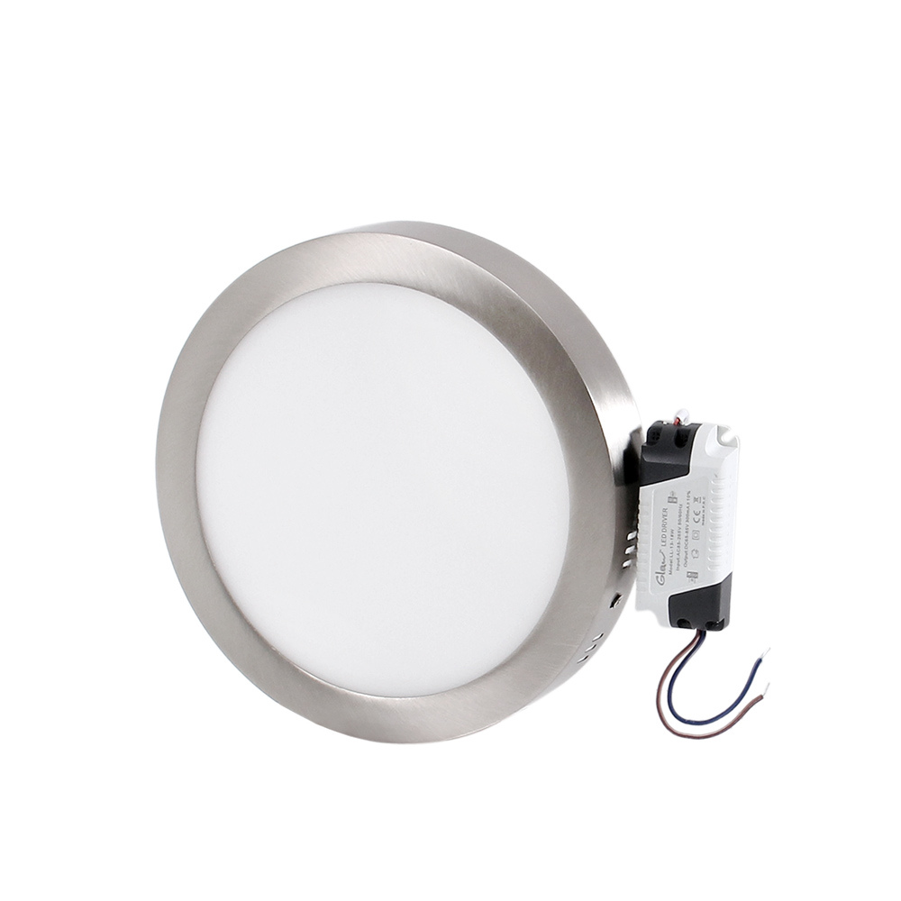 Glow - LED Ceiling Light Round 18w Chrome - Warm White