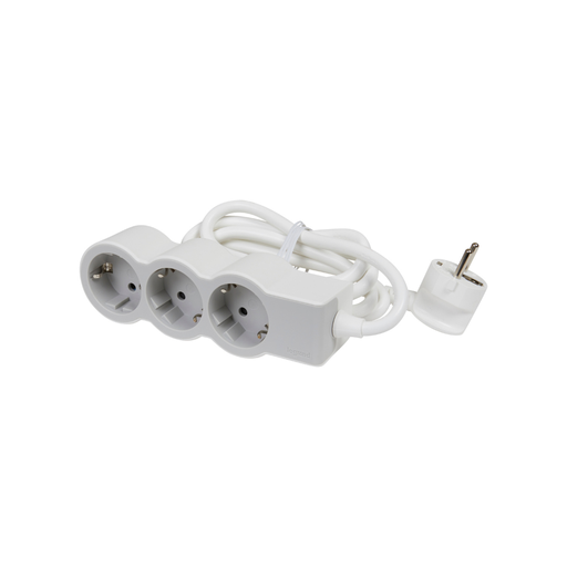 [694559] Legrand - Multi-Outlet Extension 3 x 2P+E - 3 Meters Cable