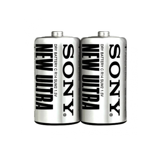 [125043] Sony - Battery Carbon Zinc - 2NU/B2 (SIZE C) (2 Pcs)