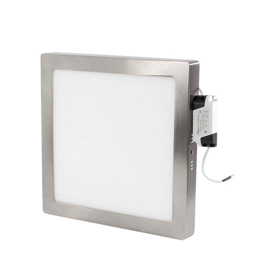 [CL357] Glow - LED Ceiling Light Square 28w Chrome - Warm White