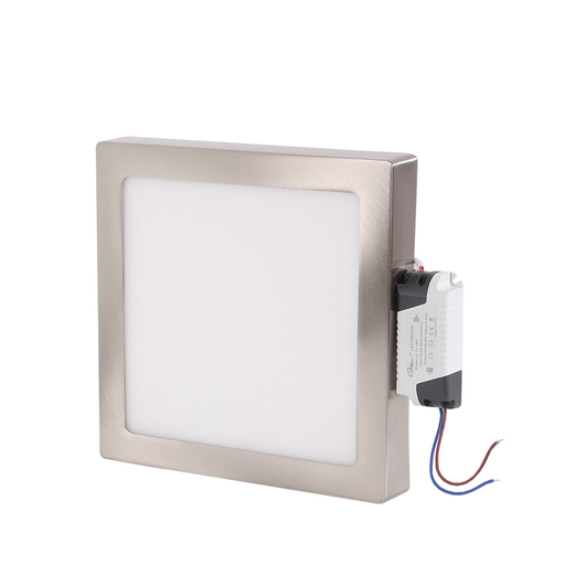 [CL353] Glow - LED Ceiling Light Square 18w Chrome  - Warm White